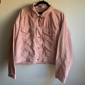 NWT light pink corduroy jacket